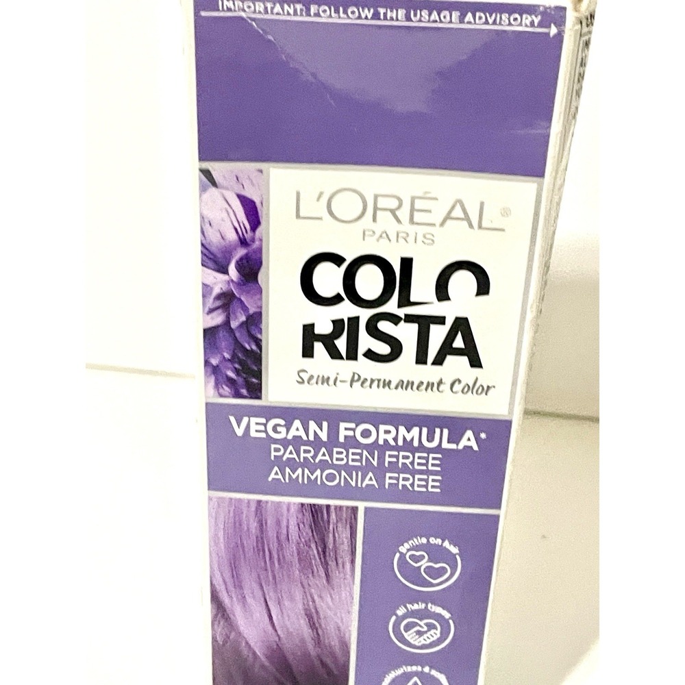 L'oreal Paris Colorista Semi-permanent Hair Color Dye Purple - Picture 2 of 5